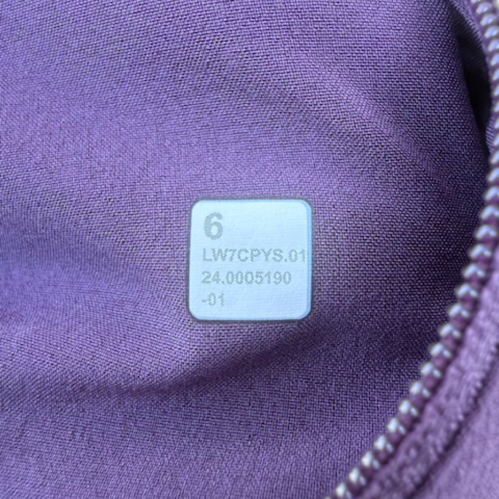 Lululemon License to Train Shorts 4” Purple Grape Thistle Size 6 - Picture 6 of 6